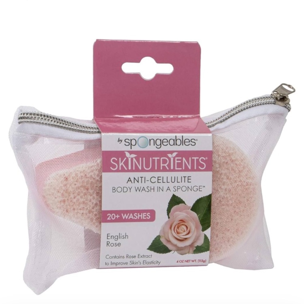 Spongeables Anti-Cellulite Body Wash in a Sponge
